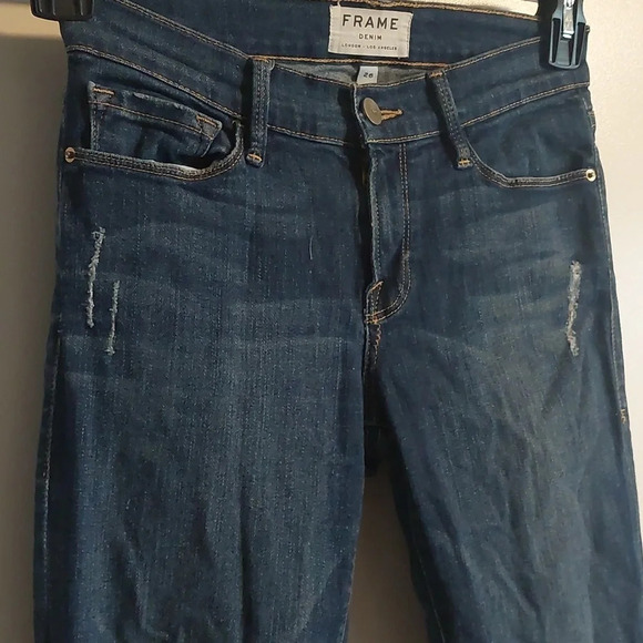 FRAME DENIM LE SKINNY DE JEANNE SIZE 26 - Picture 4 of 7